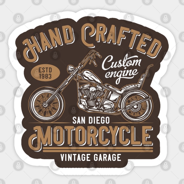 Hand Crafted Motorcycle Sticker by Verboten